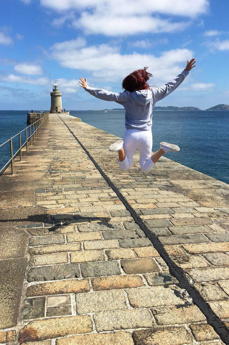 Amy in St Peter Port in Guernsey