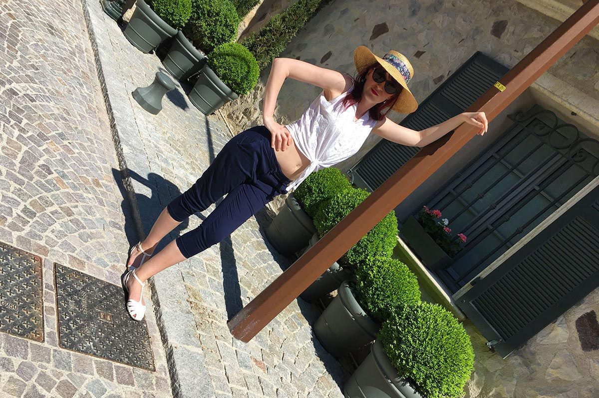 Amy in Cannes in France