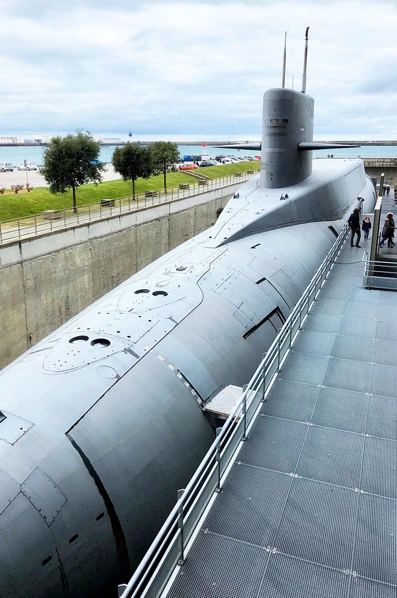 Le Redoutable Submarine in Cherbourg