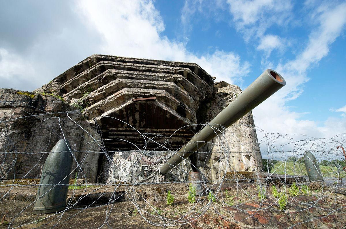 Crisbecq Battery in Normandy