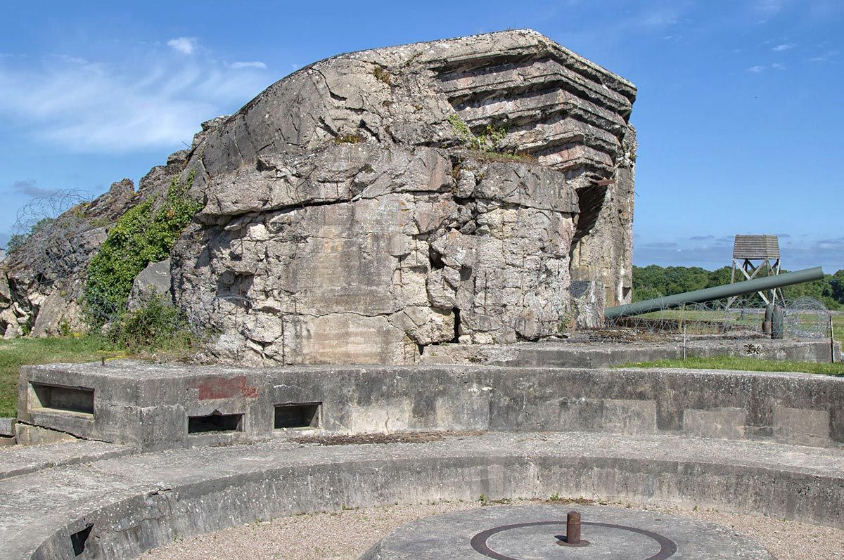 Crisbecq Battery in Normandy
