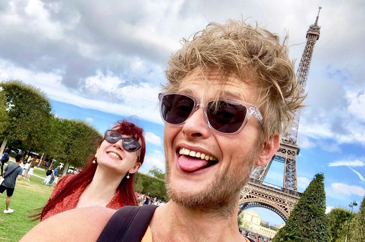 The Eiffel Tower in Paris