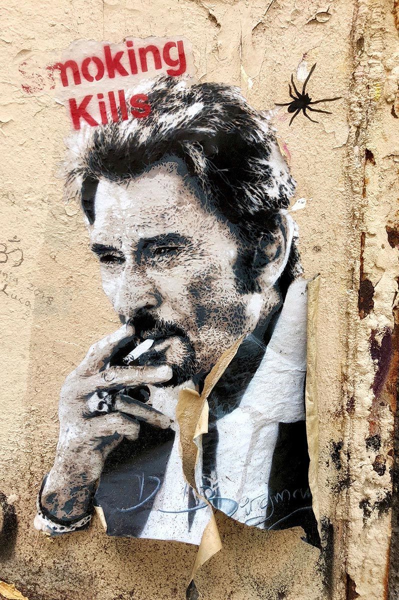 Graffiti in Montmartre in Paris