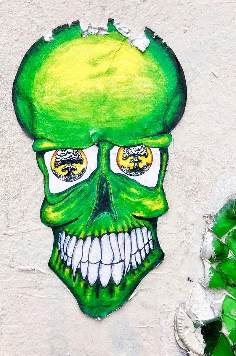 Graffiti in Montmartre in Paris