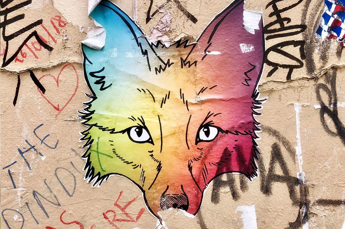 Graffiti in Montmartre in Paris