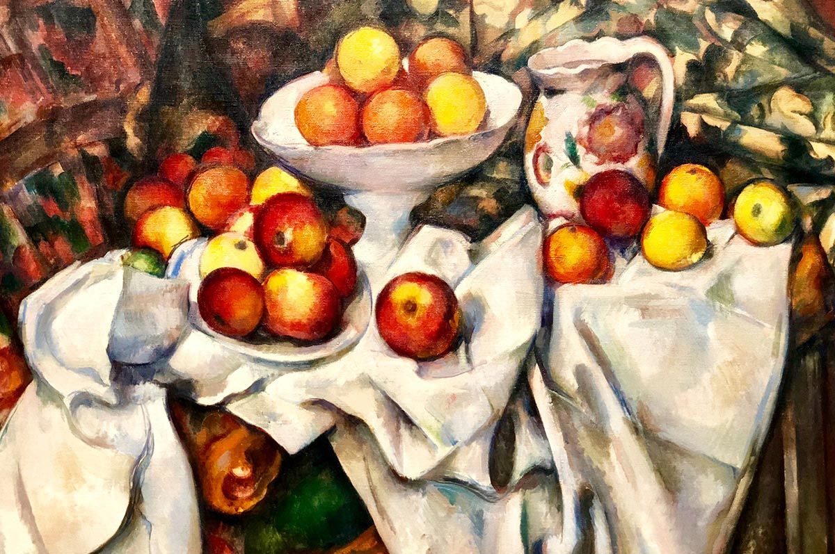 Musee d'Orsay in Paris - Apples and Oranges by Cézanne