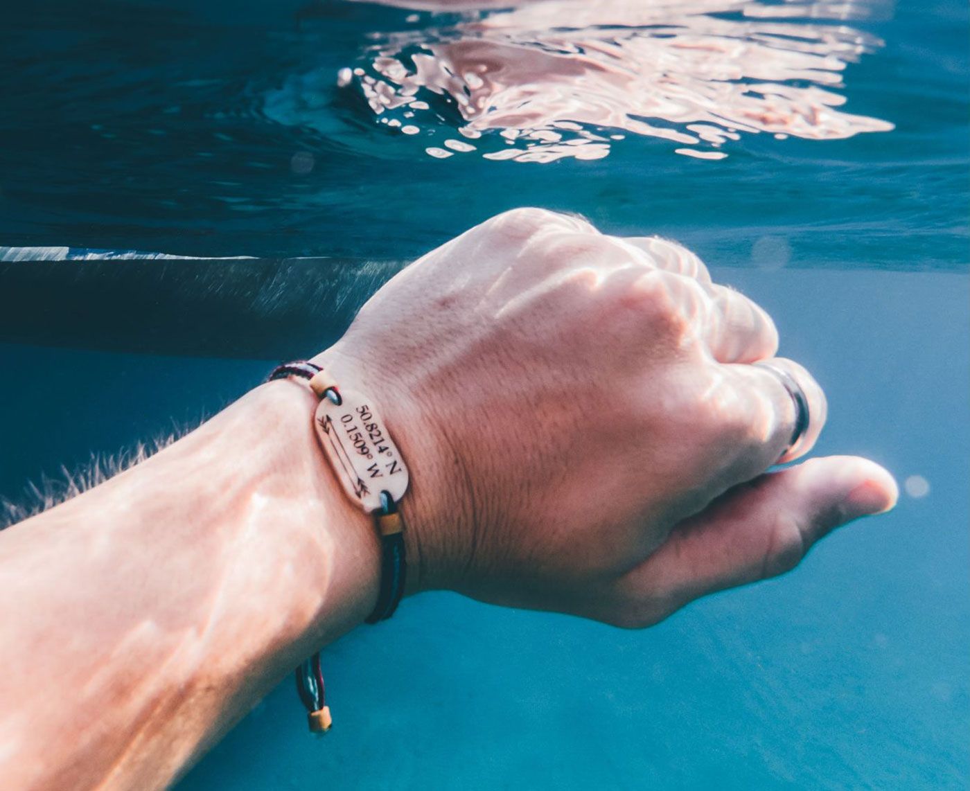 Life Less Ordinary Fernweh Coordinates Bracelet