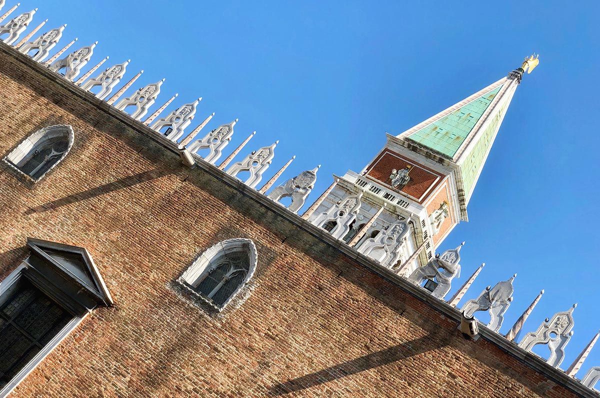 View from the Doges Palace in Venice